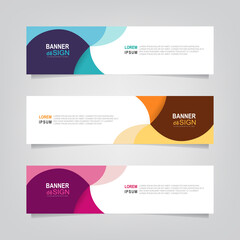 Wall Mural - vector abstract banner design web template