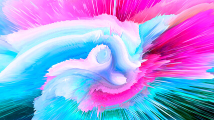 Wall Mural - Abstract and cool background of the universe explosion