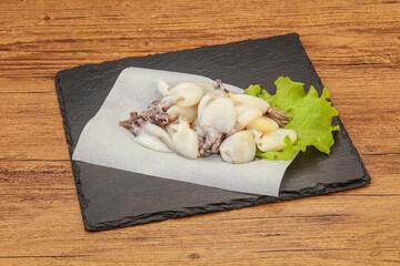 Raw seafood - cuttlefish for cooking