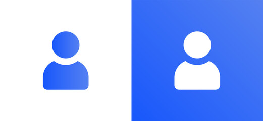 Aufkleber - User, avatar, profile symbol icon vector illustration.