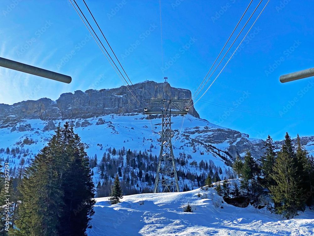 Swiss Ropeway Channel The mountain cable car Col du Pillon - Cabane - Scex Rouge (Glacier ...