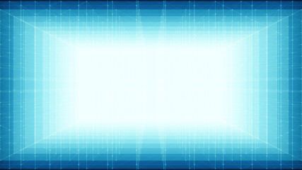Wall Mural - abstract digital data plexus technology background/ 4k animation of an abstract plexus shape technol