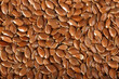 Flax seeds. Flax seeds macro photography.. Flax seeds on a white background.