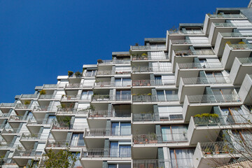 Poster - Barre d'immeuble à Paris