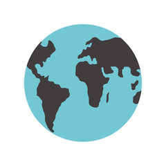 Wall Mural - world globe map