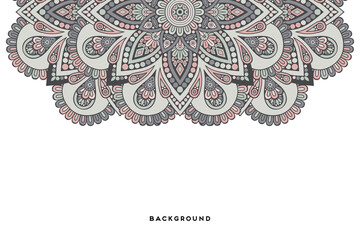 Vector islamic background with mandala