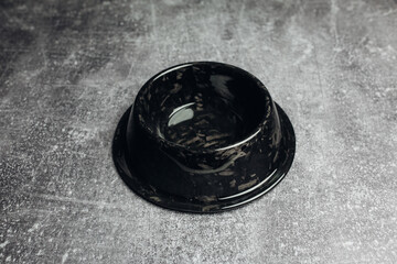 Forged carbon dog bowl for meal