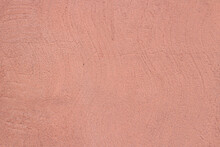 Pink Plastered Surface For Use As A Background