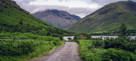 Sticker - road through wasdale