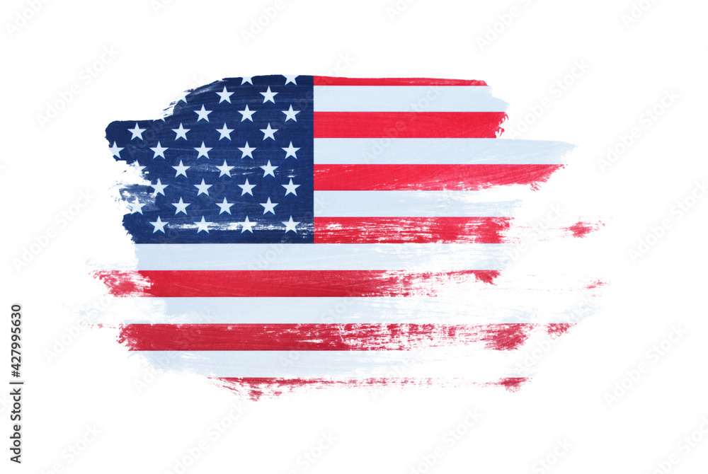 Grunge USA flag. American flag with grunge texture. Stock Photo | Adobe ...