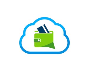 Poster - Simple cloud with with wallet chat inside