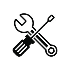 Canvas Print - Fix tools icon