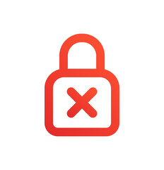 Aufkleber - Incorrect password icon.
