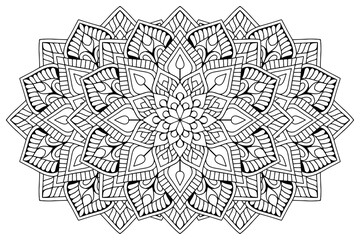 Vector indian Mandala ethnic design