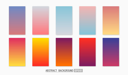 simple soft modern gradient multicolor background for wallpaper, template, cover, card, screen, text