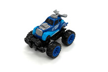 Big Truck Toy With Big Wheels, Bigfoot, Monster Truck Isolated On White Background.