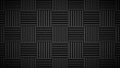 © LilVector - Acoustic foam tiles. Sound studio wall panels, soundproof material pattern vector background illustration