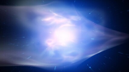 Wall Mural - abstract supersonic speed travel in the universe with fantasy nebula light.