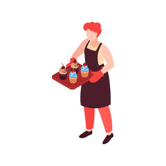 Sticker - Isometric Cook Icon