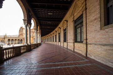  The Plaza de Espana in Seville, Spain
