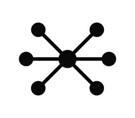 Canvas Print - Network icon