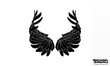 wings tribal vector logo