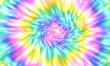 Abstract Colorful Tie Dye Background