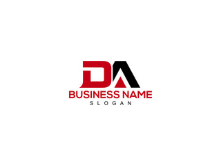 Poster - DA Letter Logo, da logo icon vector for business