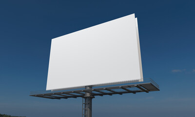 Wall Mural - 3D rendering of a billboard sign with blank space - perfect for your content