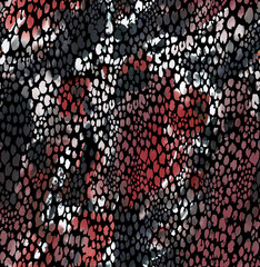 Poster - Seamless leopard pattern, animal print.