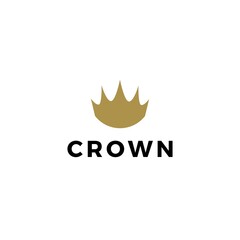 Wall Mural - king crown logo vector icon illustration