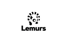 Lemur Logo Vector Icon Illustration