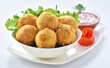 Batata Vada or Potato Balls. Most famous Indian Snack.