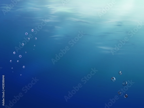 水中 海中 アドビストックのデザイン かべいろ Com おしゃれ壁紙リフォーム貼り替え インクジェット壁紙のかべいろ Com