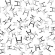 © Kostiantyn - Black Japan Gate icon isolated seamless pattern on white background. Torii gate sign. Japanese traditional classic gate symbol. Vector