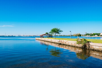 Wall Mural - Morning of Tampa Bay beach