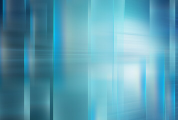 Wall Mural - 3D rendering of abstract modern futuristic blue toned background, high speed moving data