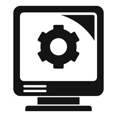 Sticker - Fix pc system icon, simple style