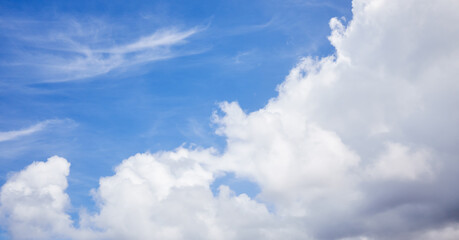 Wall Mural - blue sky with clouds