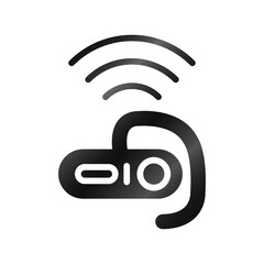 Wall Mural - Earphone icon