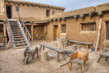 Old Bent Fort National Historic Site Along The Santa Fe Trail