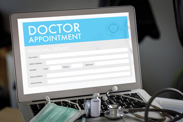 Wall Mural - Doctor appointment Medical and health care Calendar to Remind you an Important Appointment