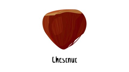 Sticker - Chestnut icon animation