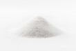 heap of salt isolated on white background with clipping path