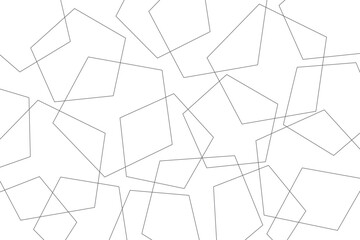Wall Mural - abstract background pattern made with overlapping geometric shapes (pentagons). modern, simple and p
