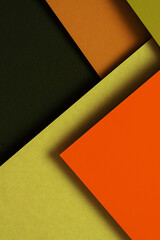 Wall Mural - Multicolored set of paper. Abstract geometry composition background..