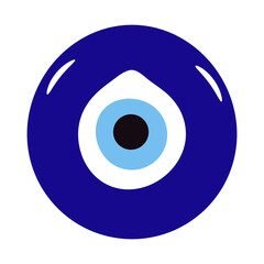 Wall Mural - Glass islamic, greek amulet. Evil eye protection sign.