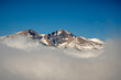 Longs Peak with Clouds Below