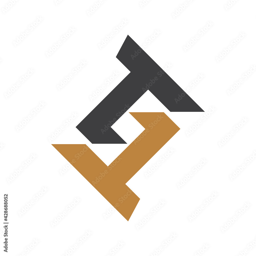 Initial letter ts logo or st logo vector design template Stock Vector ...