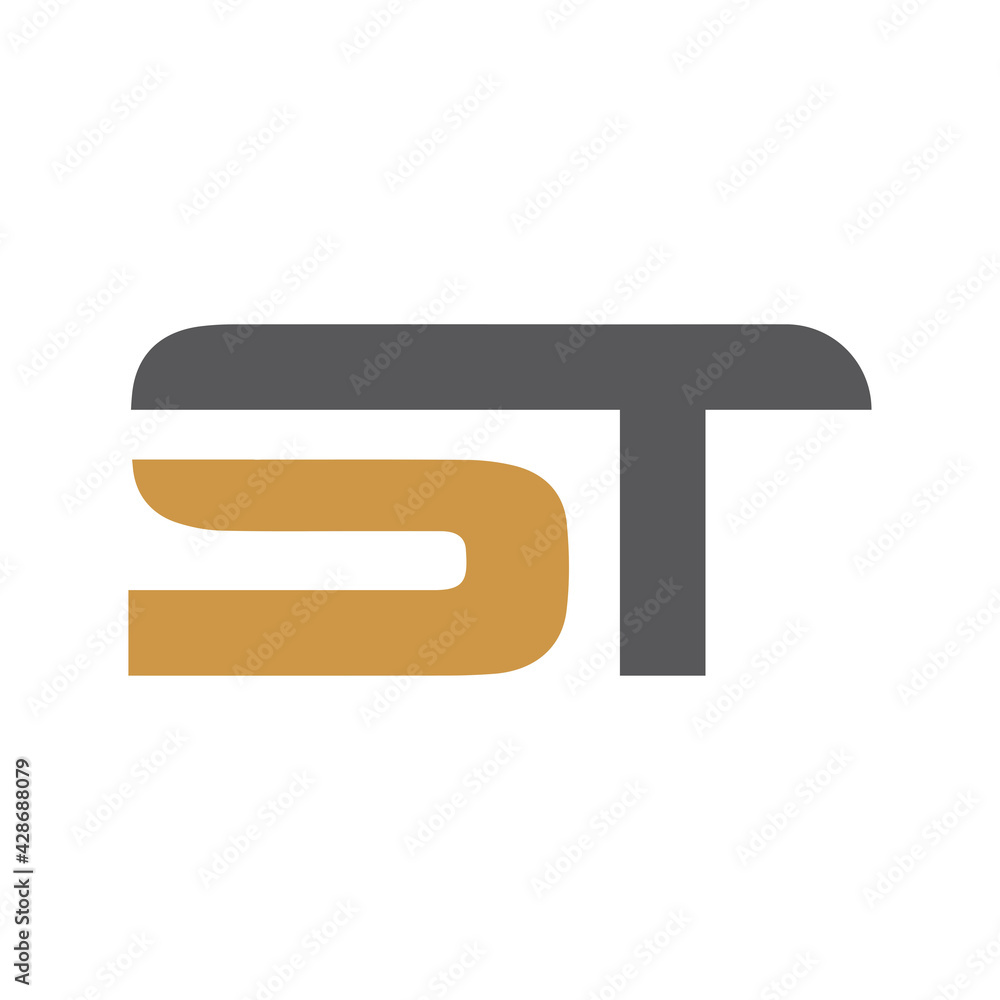 Initial letter ts logo or st logo vector design template Stock Vector ...